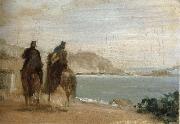 Edgar Degas Promenade beside the sea oil painting artist